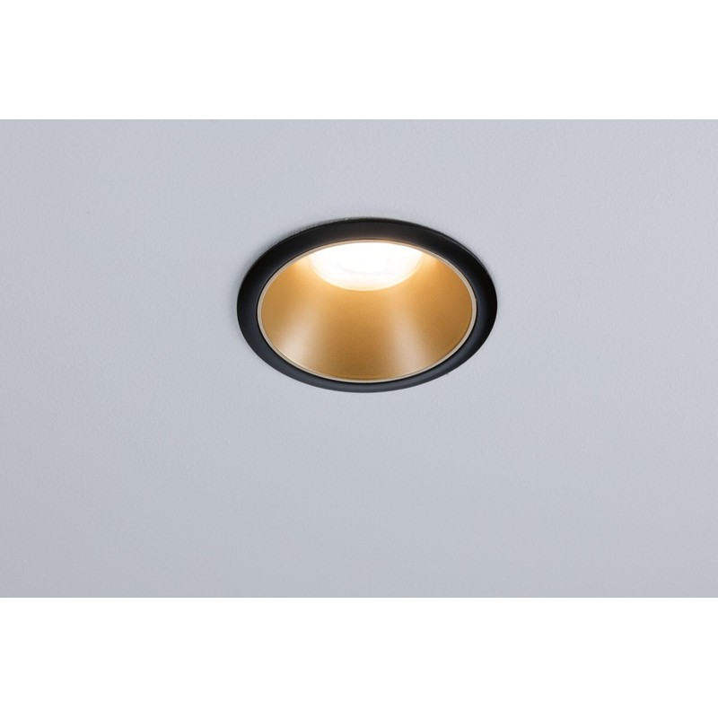 Paulmann 93395 luminaire Cole Rigid Round dimmable Spotlight spot Aluminium,