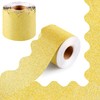 Aodaer 65.6 Feet Bulletin Board Borders Gold Glitter Borders Trim