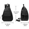 Nayubo Pickleball Bag for Women Men, Portable Crossbody Sling Bag