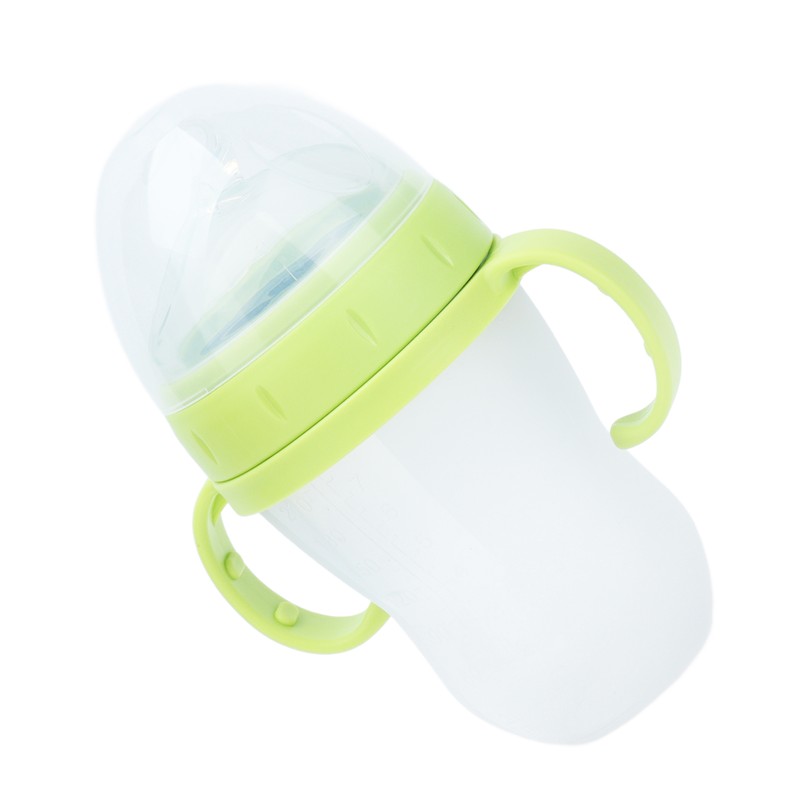 Baby Cereal Bottle Silicone Unisex Baby Squeeze Cereal Feeding Flow