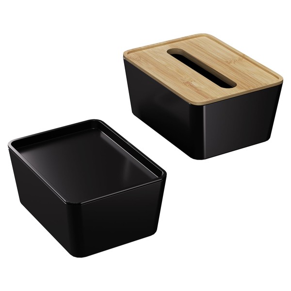 Tissue Box Cover Dispenser for Bathroom: Dryer Sheet Holder for