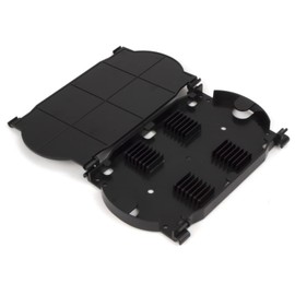 kenable Splice Cable Tidy Management Enclosure Cassette with Lid for 24 Fibre Cables