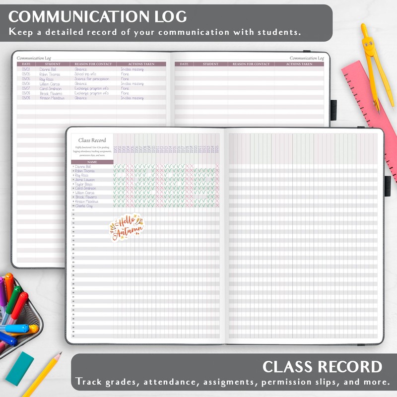 Legend Teacher Planner – Undated Lesson Plan Book for Teachers