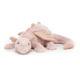 Jellycat Dragon Plush Collection ‚Äì Full Set Featuring Sage, Snow, Lavender, Sky, Rose, Dexter, Golden, Onyx & Persimmon for the Ultimate Cuddle Crew:_Rose Dragon