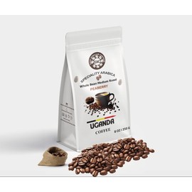 East African Coffees Specialty Arabica, Whole Bean Coffee, Medium Roast, 100% Arabica Beans, Rich & Smooth Flavor, 8 Ounce Bag