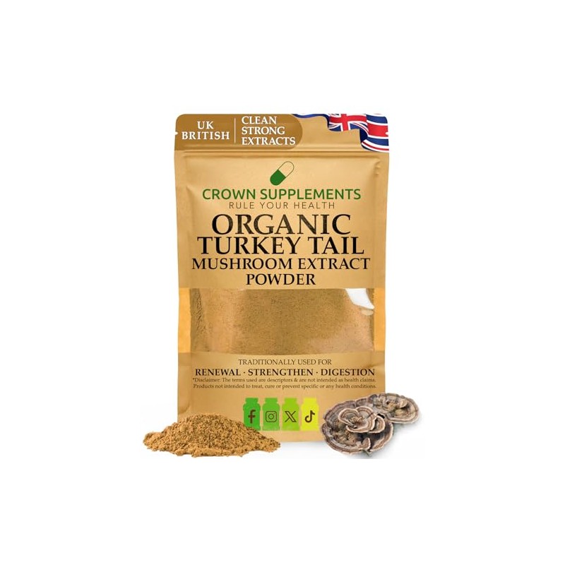 Organic Mushroom Polysaccharides Immune Vegan (250g)