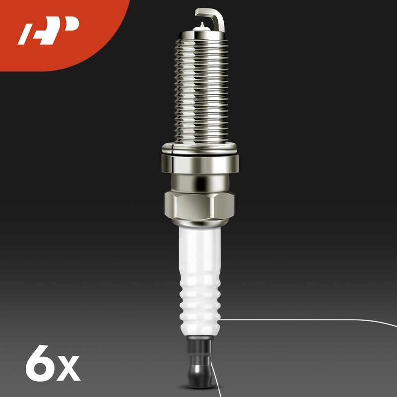 A-Premium Set of 6 Ignition Coil Pack and Iridium Spark