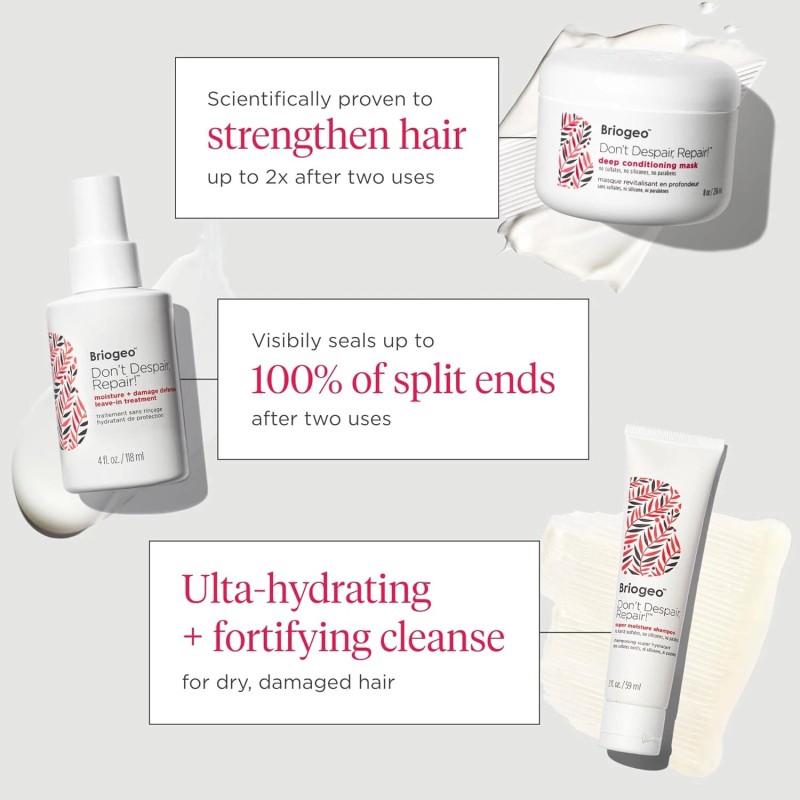 Briogeo Hair Repair Remedies Gift Set 3 piece NIB $58