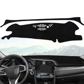 Fannyc Dash Cover Custom Fit for 2023-2025 Kia Sportage Advanced Sun Glare Reducer UV Protection Dashboard Cover Mat Premium Black Flannel Dash Mat Non-Slip Easy Install