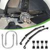 10L0L Golf Cart Heavy Duty Rear 4-Leaf Spring Kit with