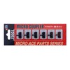 N gauge F0001 micro coupler, dense ream, six black caseyJapanese