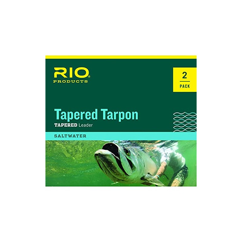 RIO Tapered Tarpon Fc Shock Leader 12Ft- 2Pk 20/60 Lb