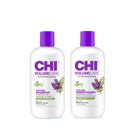 CHI VOLUMECARE Volume Shampoo & Conditioner Set - 355 ml Each - For Fullness and Strength, Fine and Thin Hair, Paraben-Free
