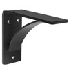 MOUNTAIN_ARK 2 Pack Heavy Duty Steel Mantel Brackets, 8" x