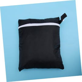 IWOWHERO Heavy Duty BBQ Grill Cover Durable Oxford Outdoor Barbecue Smoker Protector Dustproof Patio Furniture Cover for Garden and Home Black