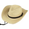 YAYUPLUS Men's Straw Hat UV Protection Wide Brim Foldable Hat