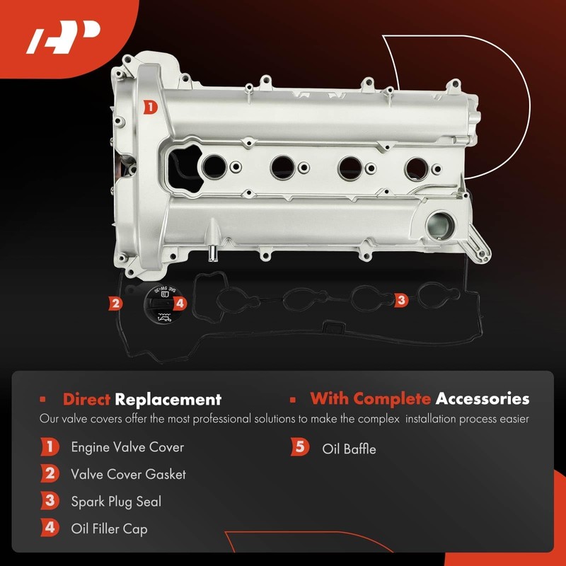 A-Premium Engine Valve Cover Compatible with Chevy GMC Buick 2.4L