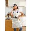 QuQuRuan Kitchen Apron with Hand Wipe Aprons for Women with
