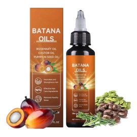 Mezcla Natural De Aceite Capilar Batana Con Romero, Ricino Y