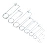 Steel Brooch Shape Cotter Safety Pins Spring Pin， Quick Lock