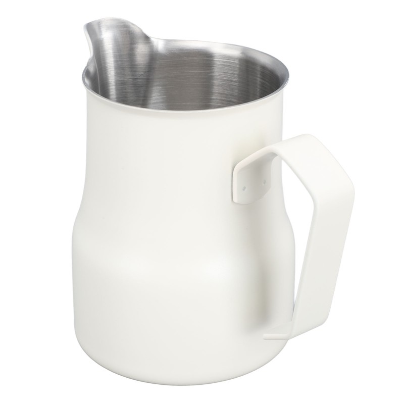 Milk Frother Cup 350ml 304 Stainless Steel Pointed Mouth Foaming