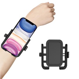 2 in 1 Running Smartphone Armband Mobile Wristband Wrist Stand Smartphone Wrist 360° Rotating Smartphone Holder Arm Smartphone Arm Holder Smartphone Wrist Fixed