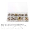 130pcs Kit de Ajuste de Grasa 45 Grados Y Tipo