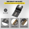 VEVOR 100PCS Oscillating Saw Blades, Quick Release Multitool Blades Kit,