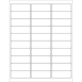 Tape Logic LL113 Laser Labels Rectangle 2 5/8 x 1 White (Pack of 3000)