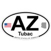 US Decal, Inc. Tubac, Arizona Oval Sticker