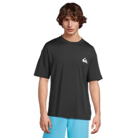 Quiksilver Men's Standard Everyday Shorts Sleeve Surf Tee, Black
