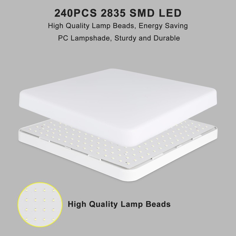 Kambo 36 W Ceiling Light LED Bathroom Square Ceiling Light