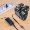 Tengdaxing ACK-E6 Continuous Power Adapter LP-E6/E6N Dummy Battery for Canon