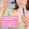 Bona Fide Beauty Glass Nail File with Case, Aqua Cobalt