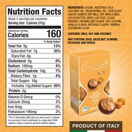 Witor's Chocolates, Cuore Chocolate Truffles with Creamy Filling, Italian Truffles, Made in Italy, Perfect for Gifting (5.11 oz, Caramel)