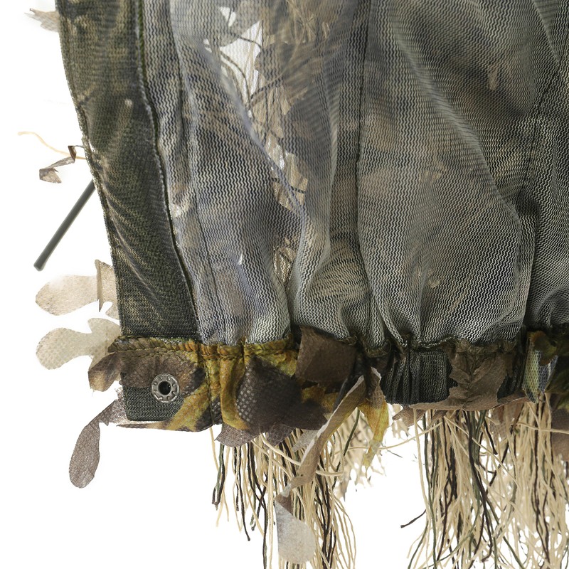 AUSCAMOTEK Lightweight Ghillie Suit for Hunting, Leaf and Dry Grass