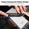 iBrookAuction 5Pcs Diamond Sharpening Stone Set Honeycomb Surface Whetstone 200-1200