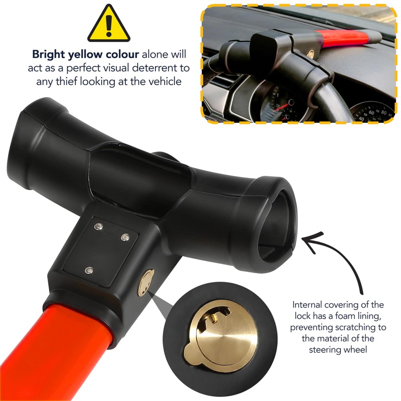 Steering Wheel Lock (UK Company) Car Security Devices Car Security