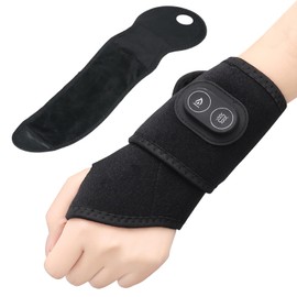 Avvchuy Hand and Wrist Massager for Wrist, Hand, Arm, Knee, Elbow, Black