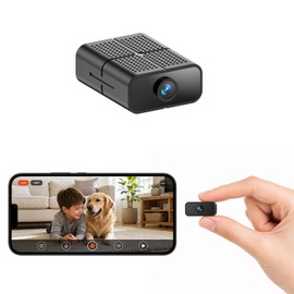Mini cámara de seguridad, 1080P HD WiFi pequeña cámara oculta de