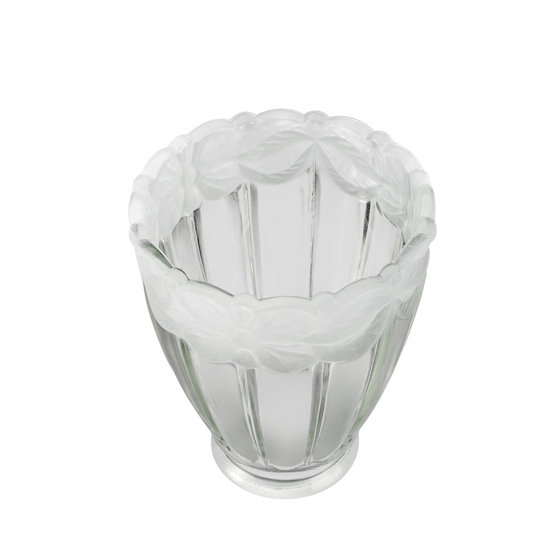Aspen Creative 23173-4 Transitional Clear & Sandblasted Ceiling Fan Replacement