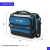 Arctic Zone Titan Deep Freeze Expandable Lunch Box With Freezer