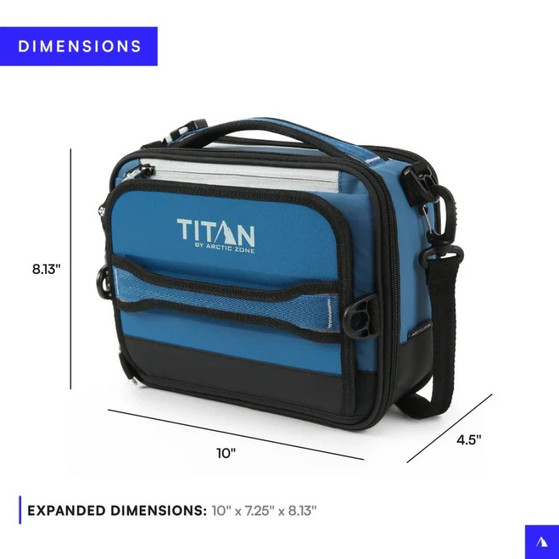 Arctic Zone Titan Deep Freeze Expandable Lunch Box With Freezer