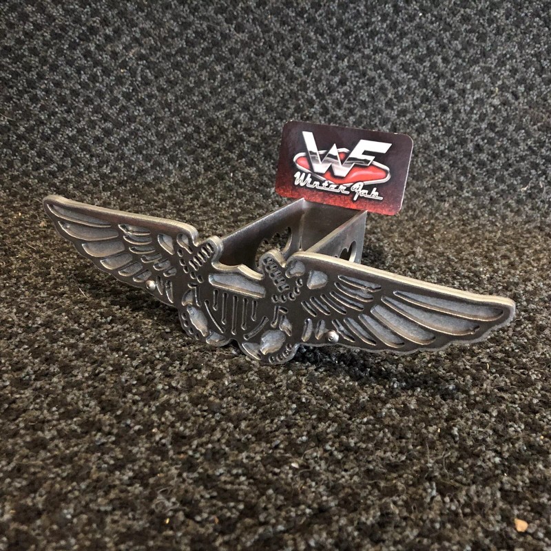 WinterFab Naval Flight OffIcer Wings Hitch Cover - 1/8" Steel