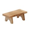Drechslerei Kuhnert - Easter decoration/Easter bunny - Kuhnerthase Accessories: bench - made of wood - Dimensions: approx. 8 x 3 x 3 cm - Made in Germany