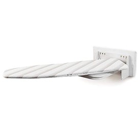 Kaibrite - Tabla de planchar de pared que ahorra espacio, tabla de planchar con mecanismo de giro, estilo giratorio blanco, solapa de rot...