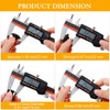20 PCS Black Matte Kitchen Cabinet Knobs, 27mm Round Alloy