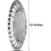 AJC 6 Platos Base Acero Inoxidable Restaurante Redondo 24 Cm