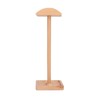 Wooden Headphone Holder Beech Headset Stand Desktop Display Shelf for