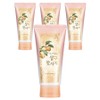 LG Household & Health Care Apricot Scrub & Cleansing Foam, 120g, 4 pieces / LG생활건강 살구 스크럽 앤 클렌징 폼, 120g, 4개